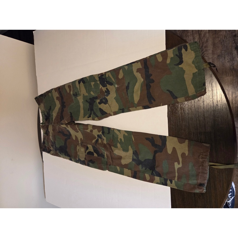 BDU Woodland Camo Cargo Pants Camo Distributors Size 16 Tactical Utility Pant